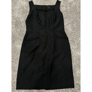 David Meister Black Sleeveless Dress Size 14